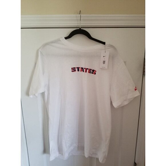 Nike X USA Soccer Team Voice Men’s White T-shirt - Picture 1 of 10